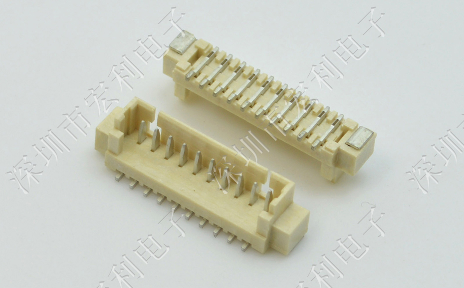 MX1.25-12P立式貼片插座SMT針座wafer端子接插件 條型連接器