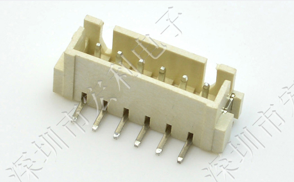 XH2.5mm間距 立式 SMT貼片連接器6P立貼接插件耐高溫母插座