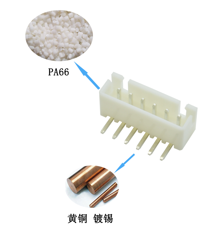 XH2.54MM間距 2AW 2P彎針白色針座 插座彎腳座子 連接器,麻豆免费网站